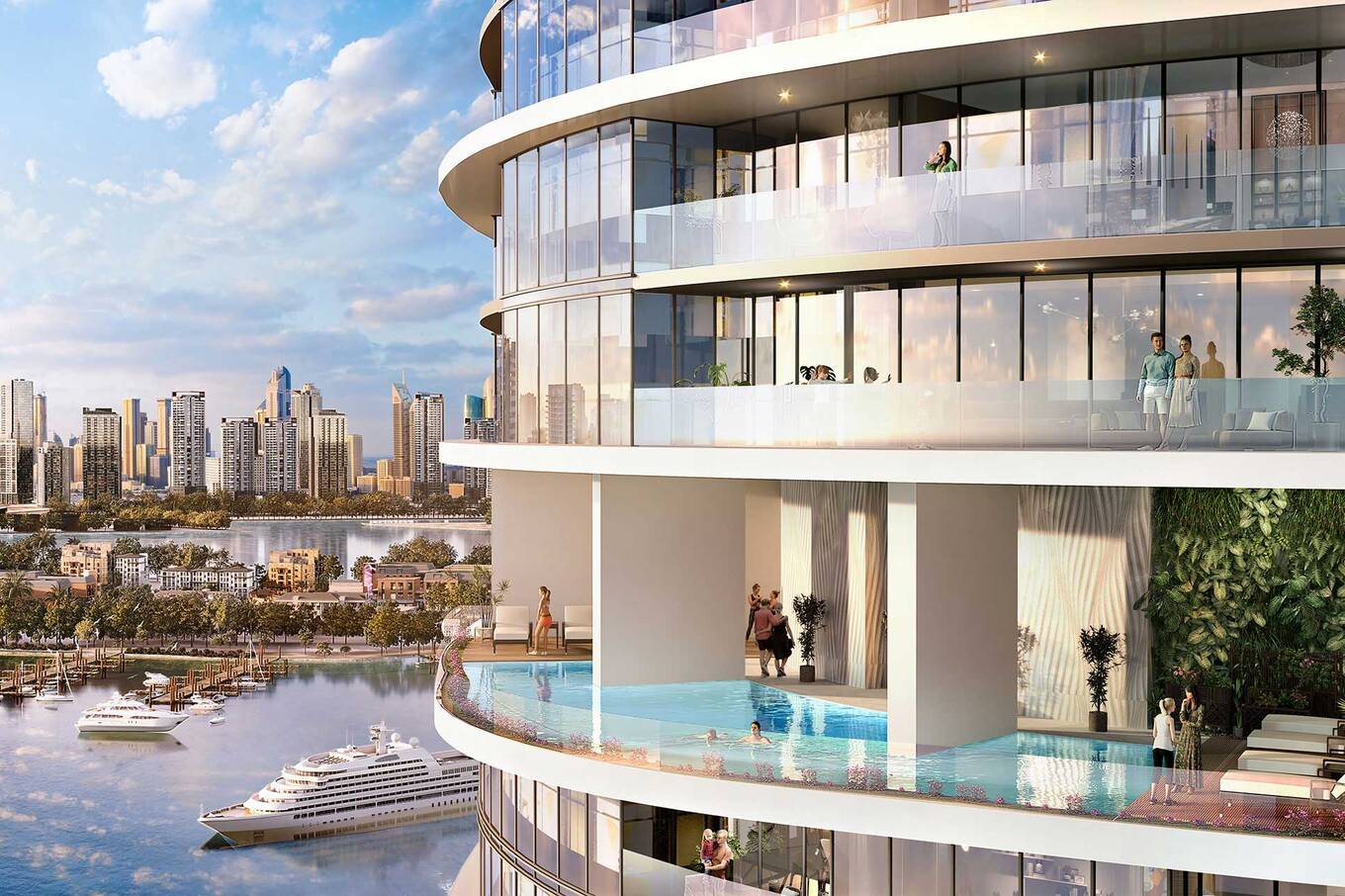 Apartment with 2 bedrooms in Dubai Maritime City, Dubai